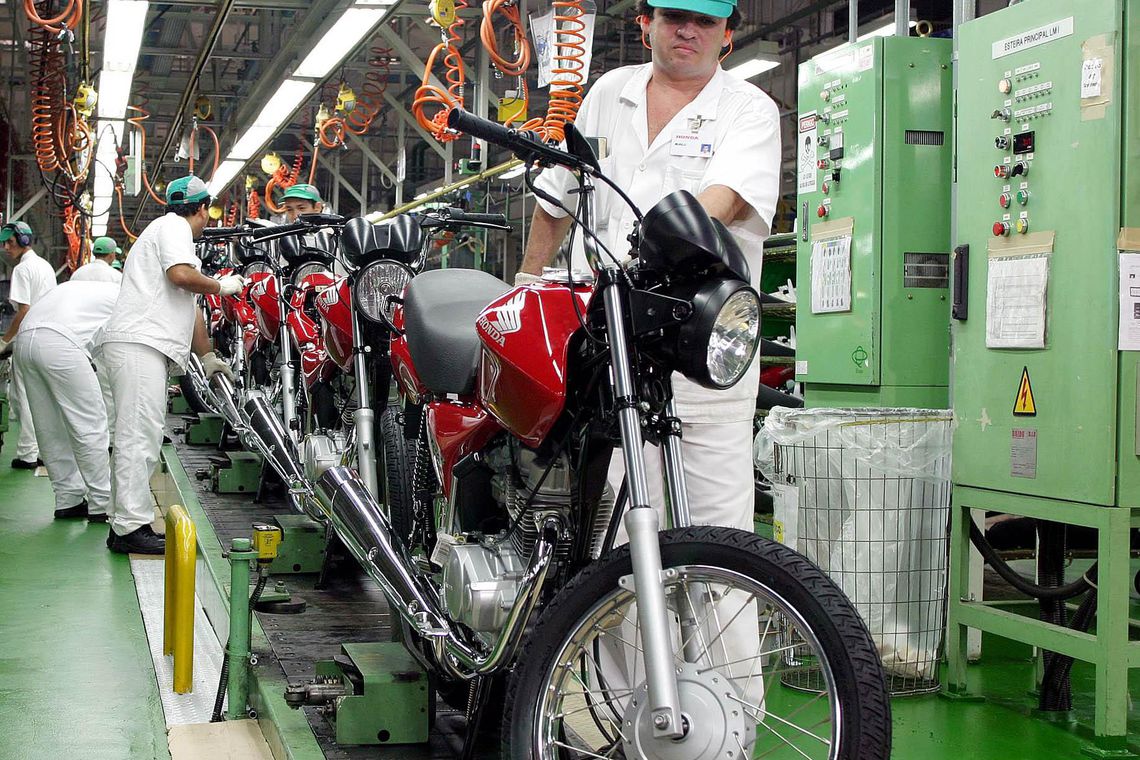 Produção recorde de motos tem o melhor resultado desde 2011 no Brasil