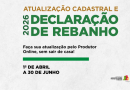 Declaração de Rebanho e atualização cadastral iniciou nesta quarta feira