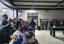 Coordenadoria de Educação para o Trânsito realização ação do Maio Amarelo na Cargill