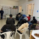 Adolescentes atendidos pelo CREAS participam de atividade de educação para o trânsito