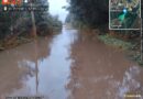Cheia do Jacuí bloqueia a estrada do Seringa no bairro Aldeia